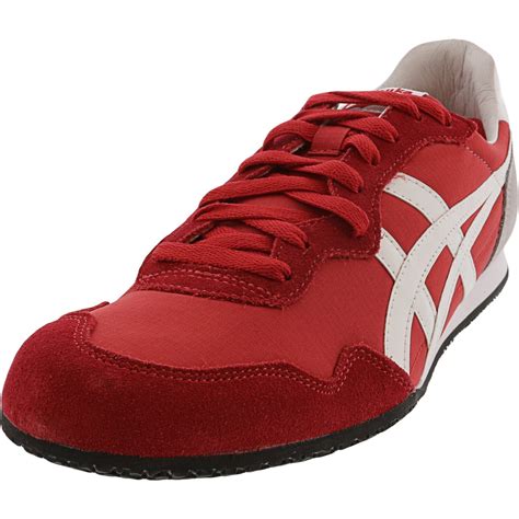 The SERRANO model was inspired by the track spikes of the 1970&39;s, carrying the tradition of the brand&39;s racing customs with its overall silhouette, which features a lightweight nylon upper and a textured rubber outsole that mimics the spikes of a track and field shoe. . Serrano tiger onitsuka